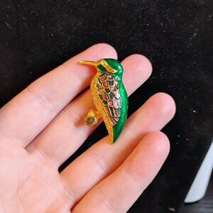 Hummingbird brooch
